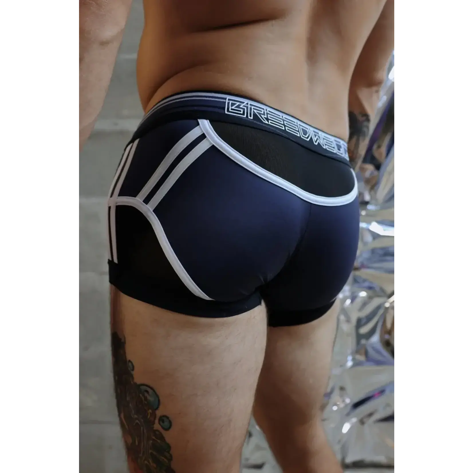 BreedWell Breedwell- Circuit Breaker Boxer Briefs- Black