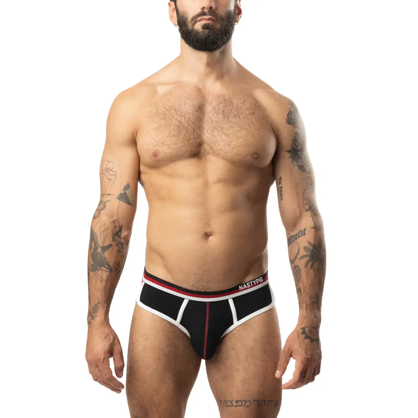 Nasty Pig Nasty Pig- Lift Club Classic Brief- Black/Red