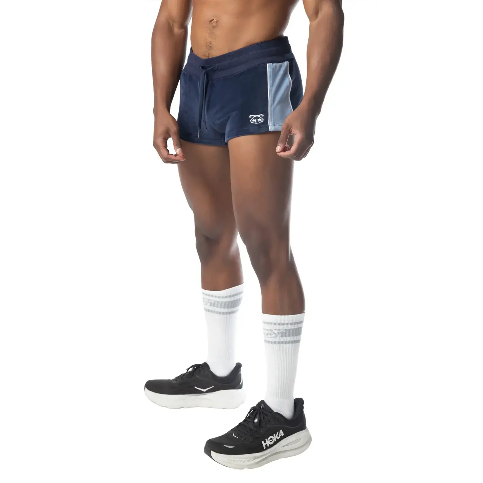 Nasty Pig Nasty Pig - Essex Velour Trunk Short - Midnight Navy/Perry Blue