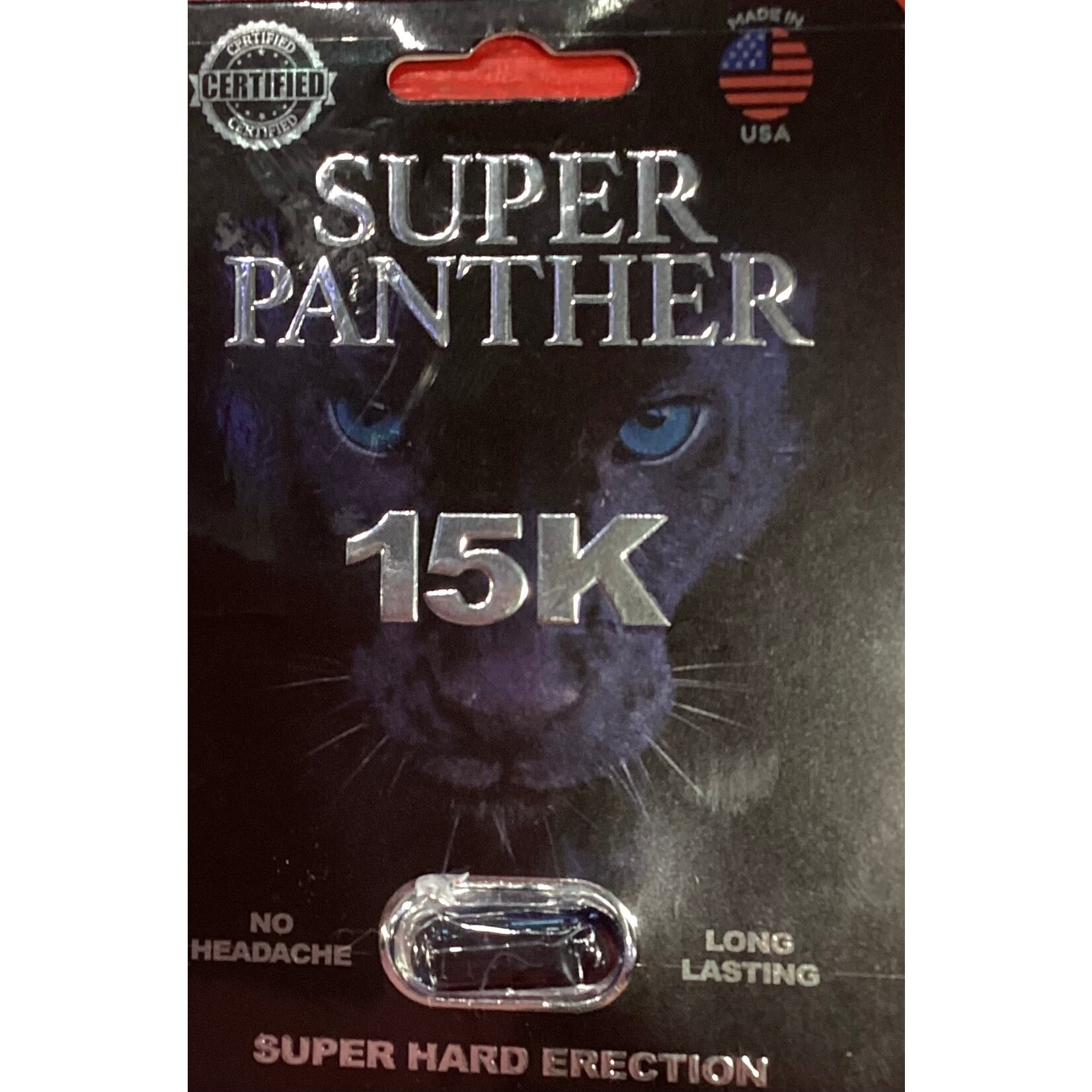 sx power Black Panther 15K Super Hard Erection Male Enhancement Pill