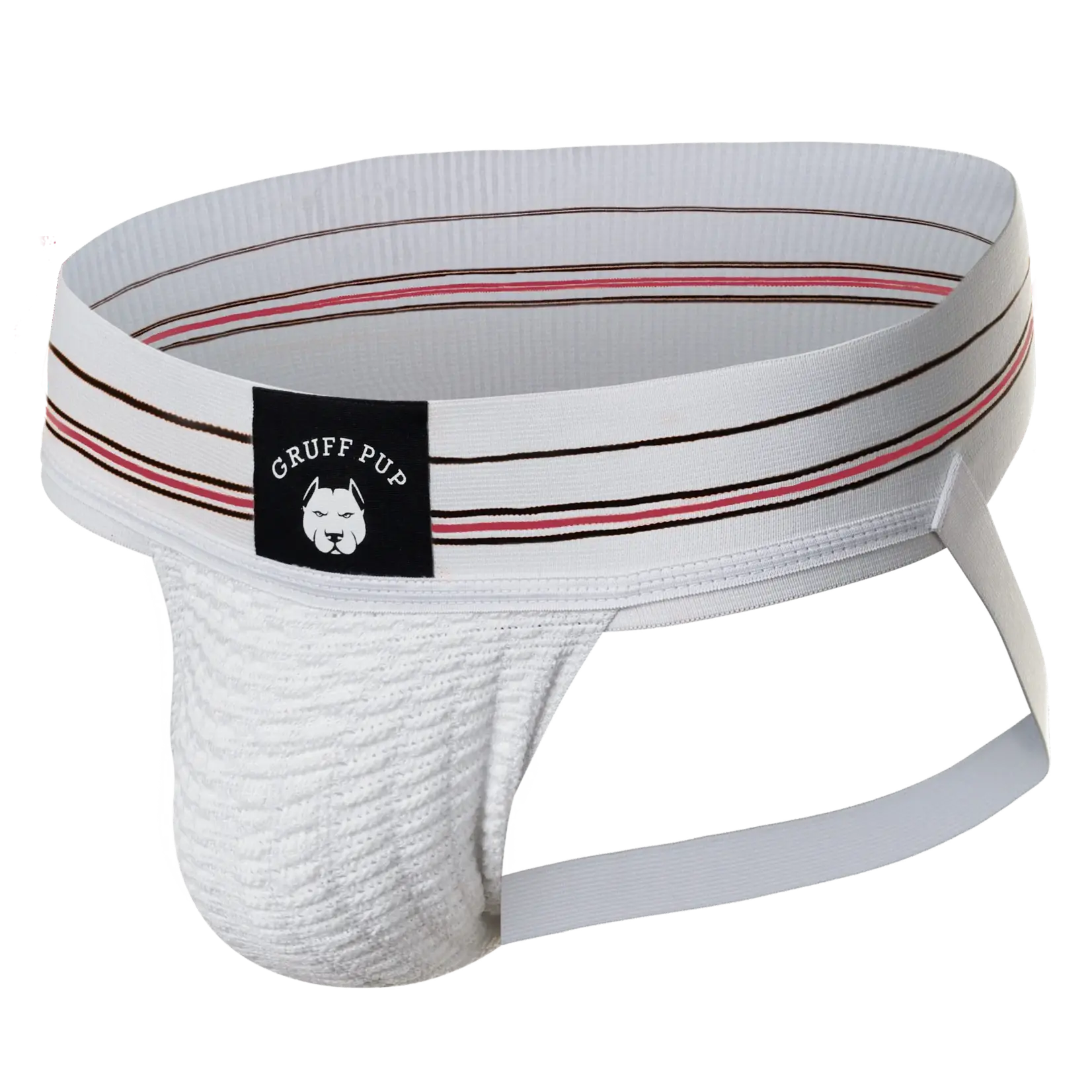 Gruff Pup Gruff Pup- Quarterback Jockstrap- White
