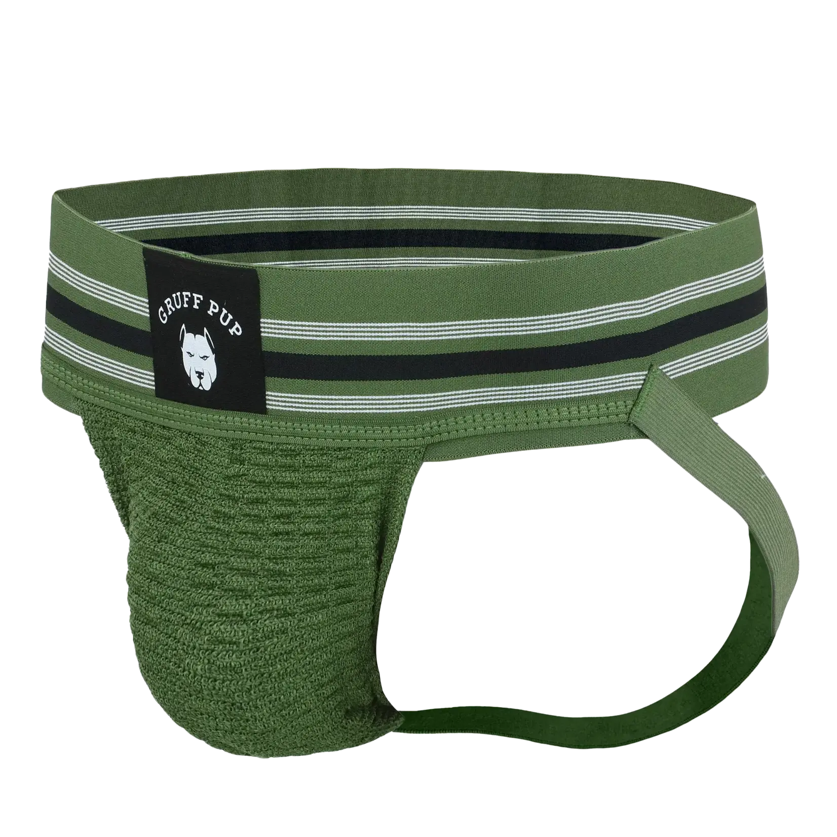 Gruff Pup Gruff Pup- Quarterback Jockstrap- Army Green