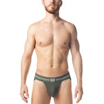 Nasty Pig Nasty Pig- Core Jock Strap- Army Green/White