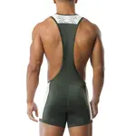 Nasty Pig Nasty Pig - Goalkeeper Singlet - Army Green/White