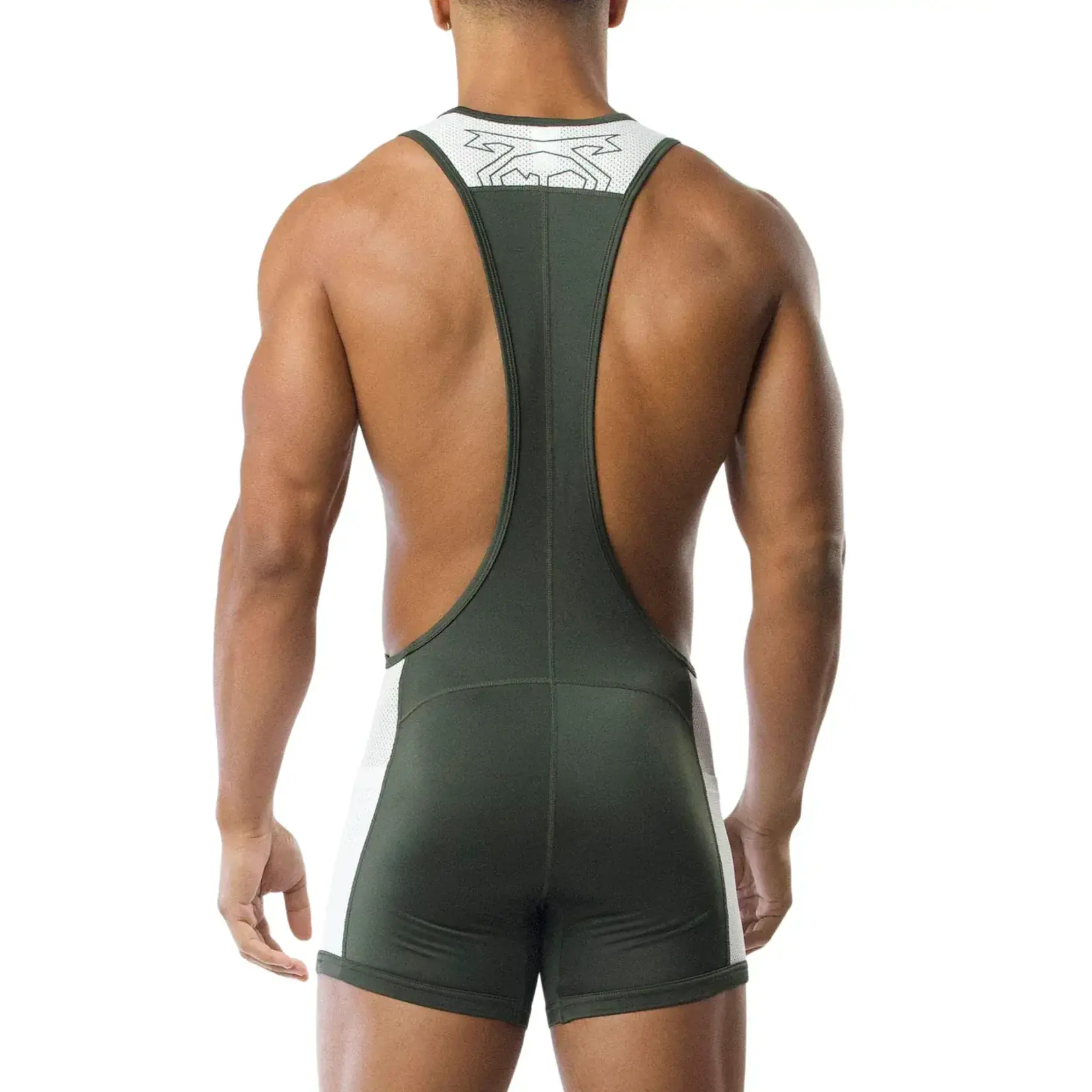 Nasty Pig Nasty Pig - Goalkeeper Singlet - Army Green/White