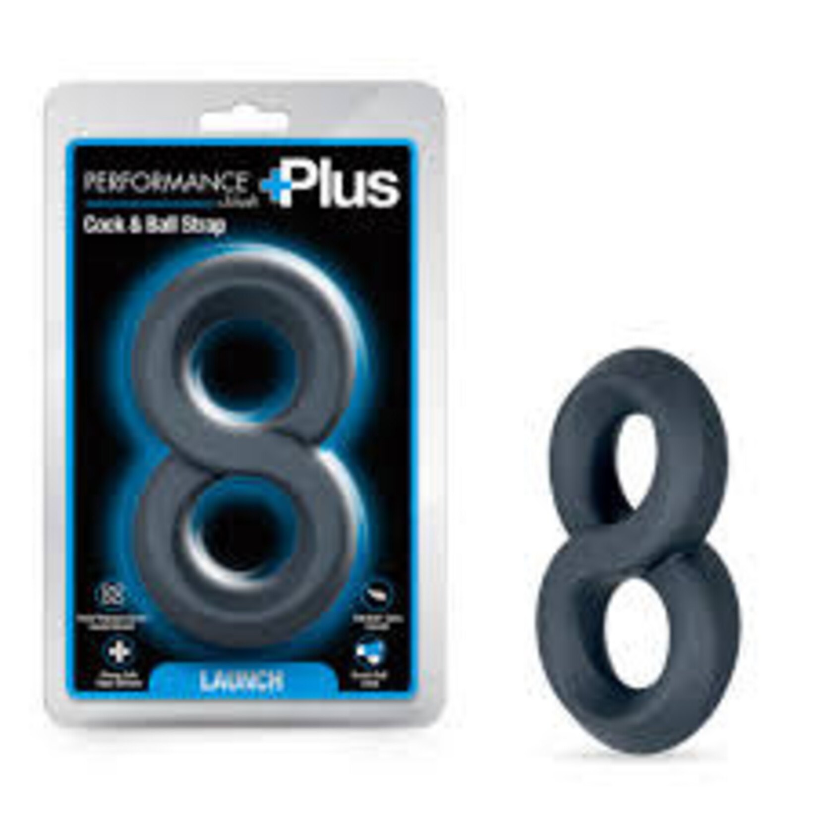 Performance Performance Plus Launch Cock and Ball Strap Black