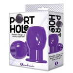 Icon Icon Port Holes Hollow Butt Plug- Purple
