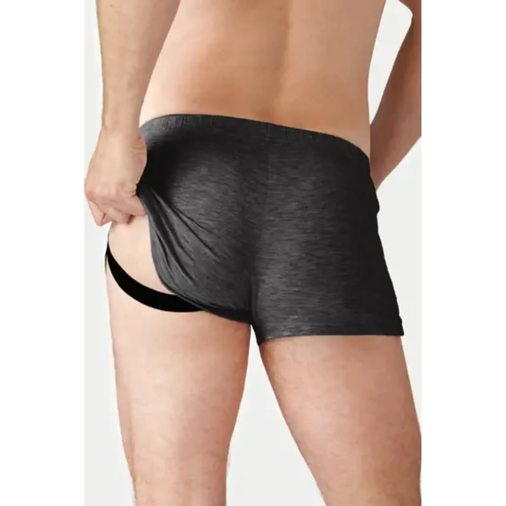 AWRY AWRY- Fusion Jock Boxers - Dark Heather Gray