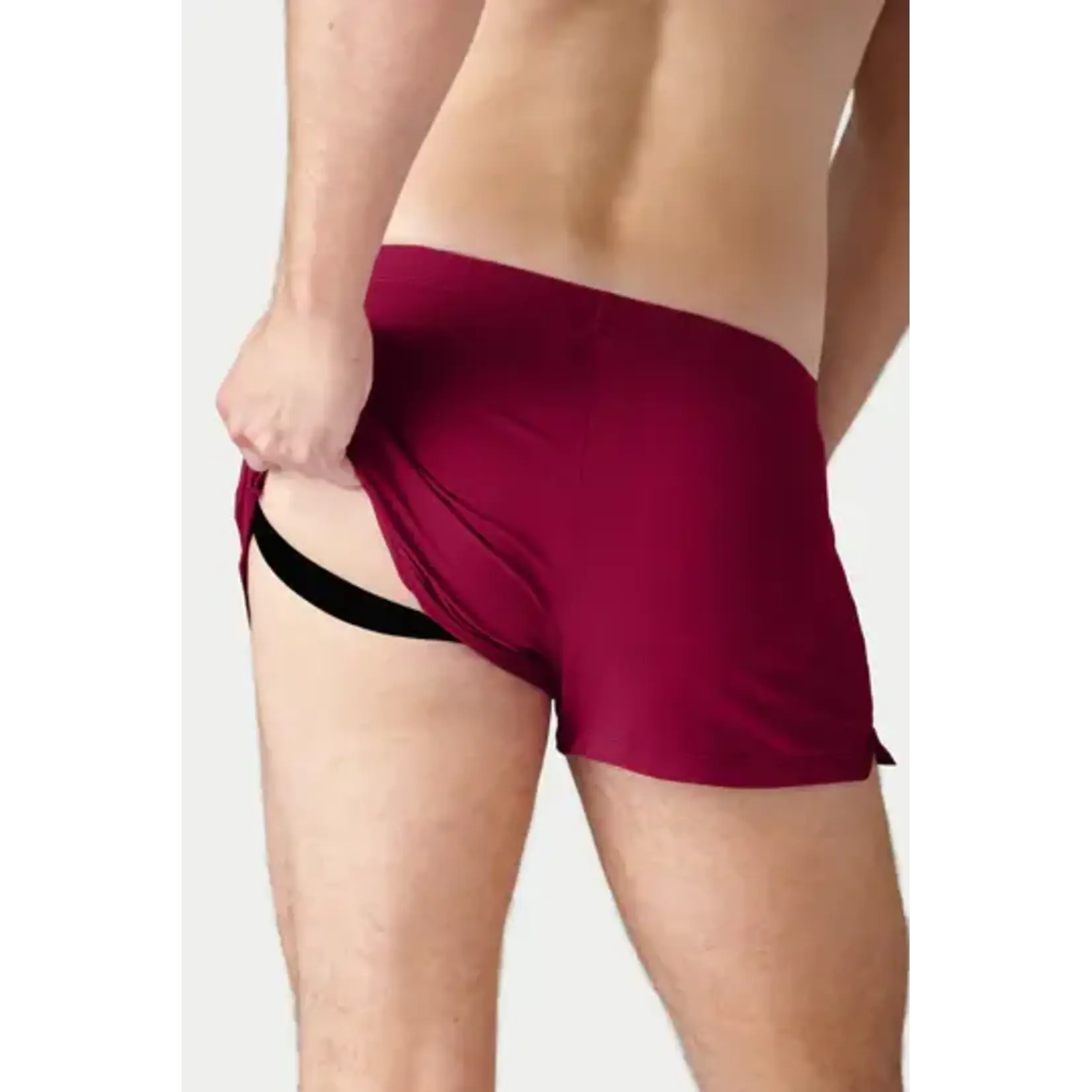 AWRY AWRY- Fusion Jock Boxers- Berry Red
