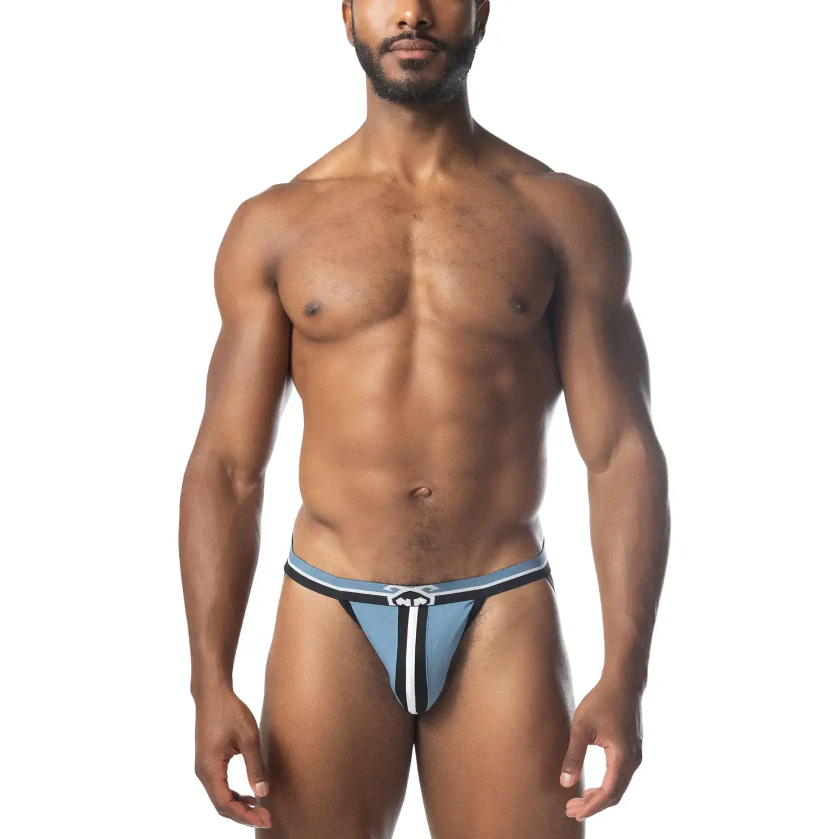 Nasty Pig Nasty Pig - Brawn Jockstrap - Blue Steel/Black/White