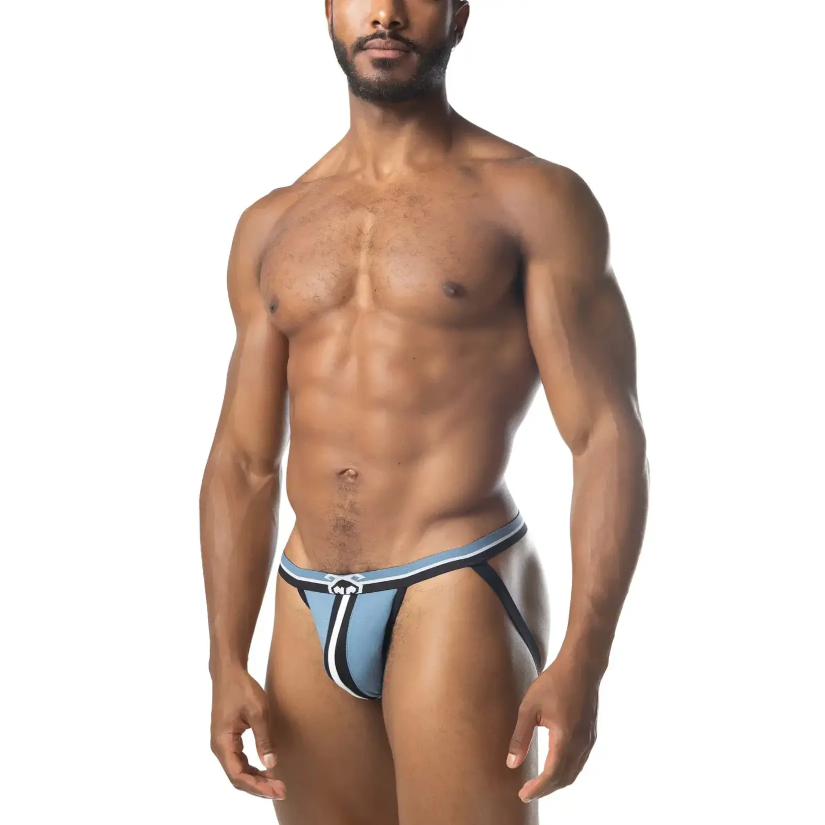 Nasty Pig Nasty Pig - Brawn Jockstrap - Blue Steel/Black/White