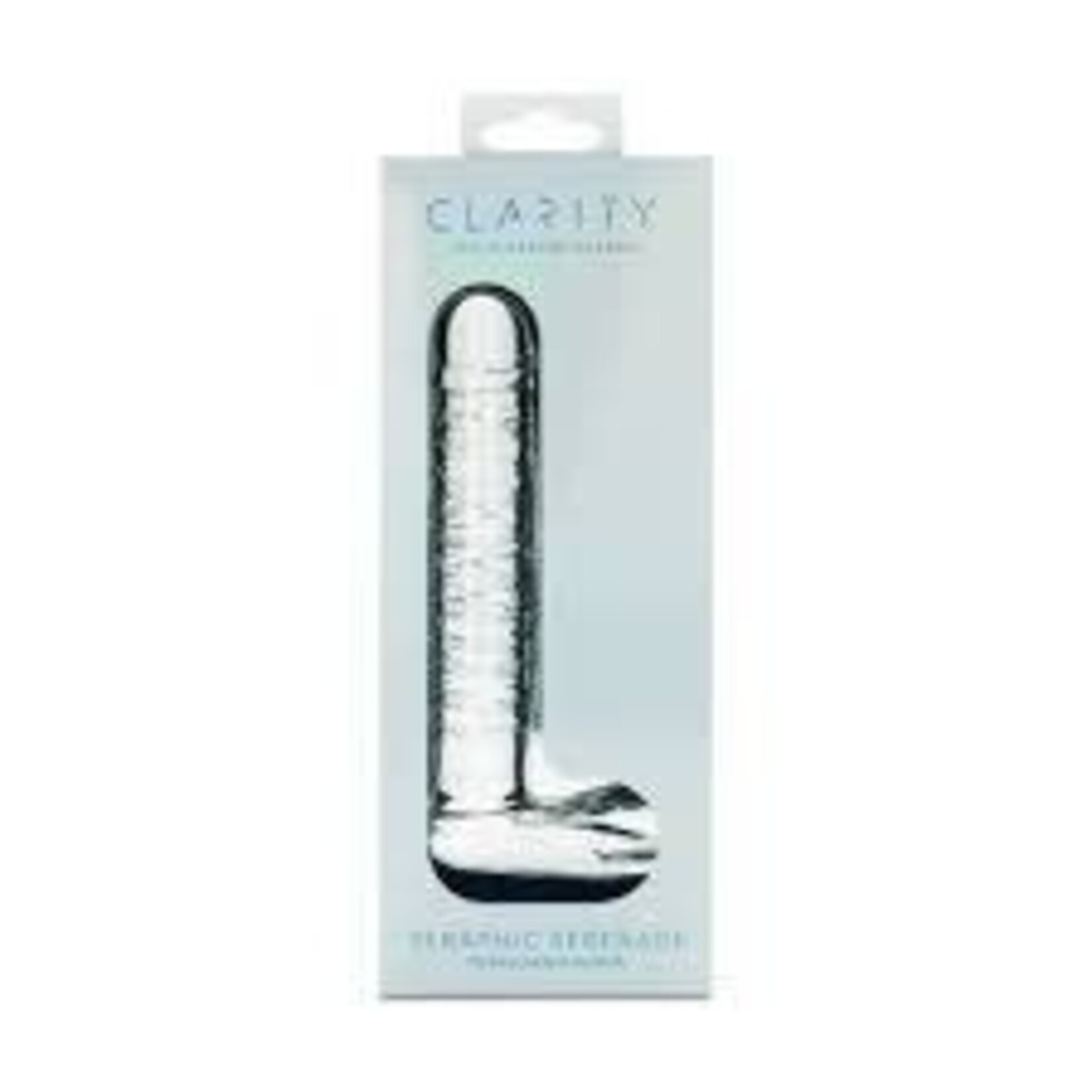 clarity Clarity Seraphic Serenade Rippling Glass Dildo