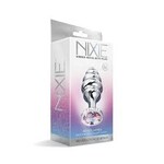 nixie Nixie Honey Dipper Ribbed Metalic Butt Plug With Rainbow Jewel Medium