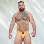 Gruff Pup Gruff Pup - Quarterback Jockstrap - Solar Orange UV