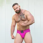 Gruff Pup Gruff Pup - Quarterback Jockstrap - Pink Punch