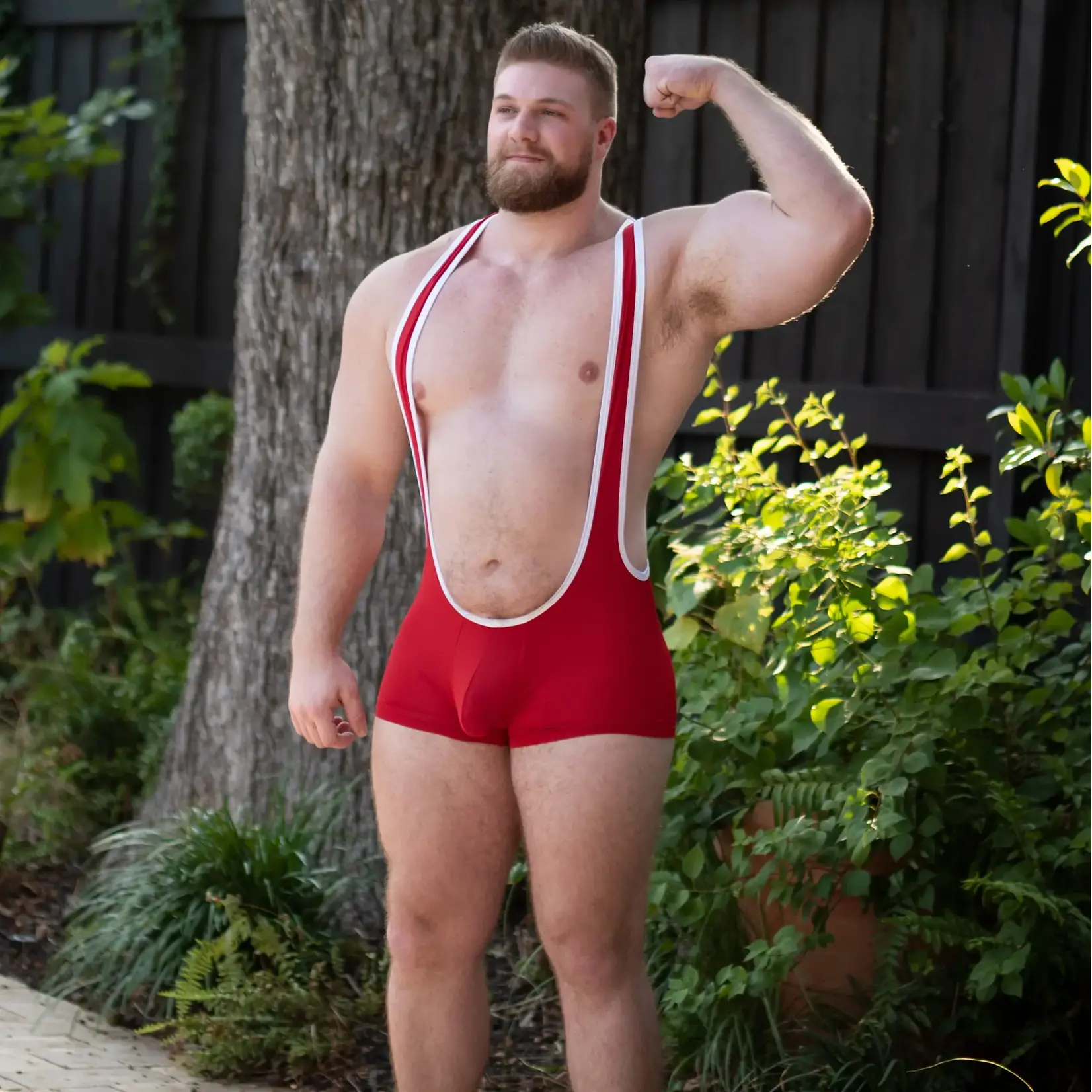 Gruff Pup Gruff Pup - Reveal Singlet - Red