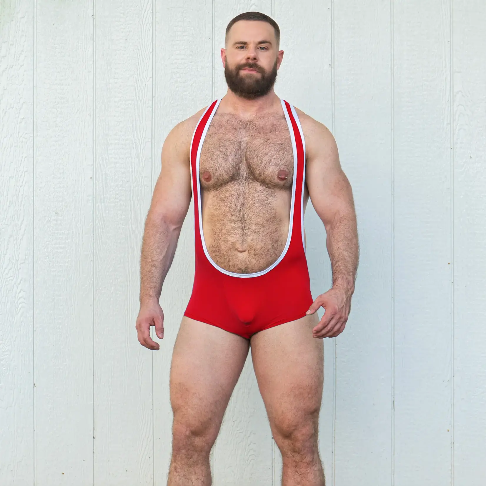 Gruff Pup Gruff Pup - Reveal Singlet - Red