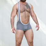 Gruff Pup Gruff Pup - Reveal Singlet - Grey