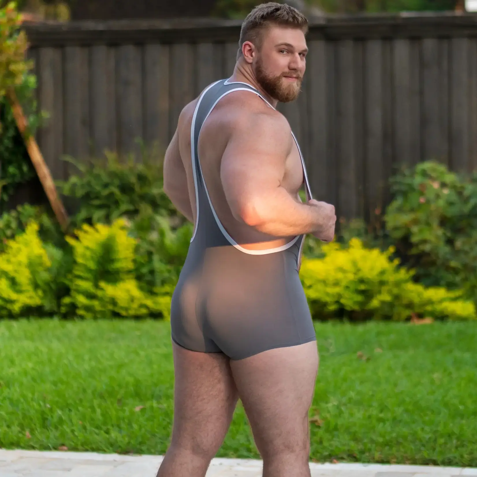 Gruff Pup Gruff Pup - Reveal Singlet - Grey