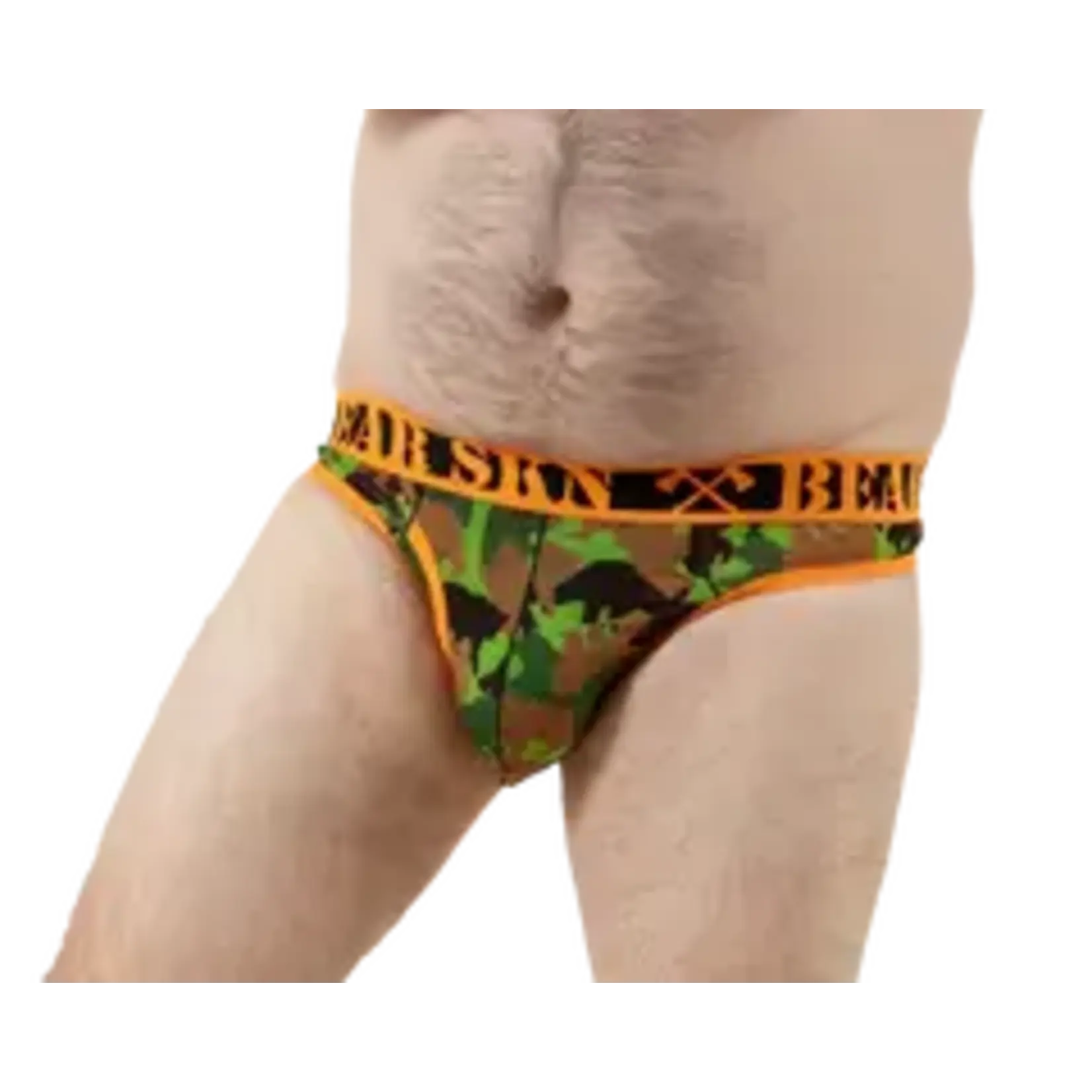BEAR SKN BEAR SKN- Oriole & Green Camo Thong