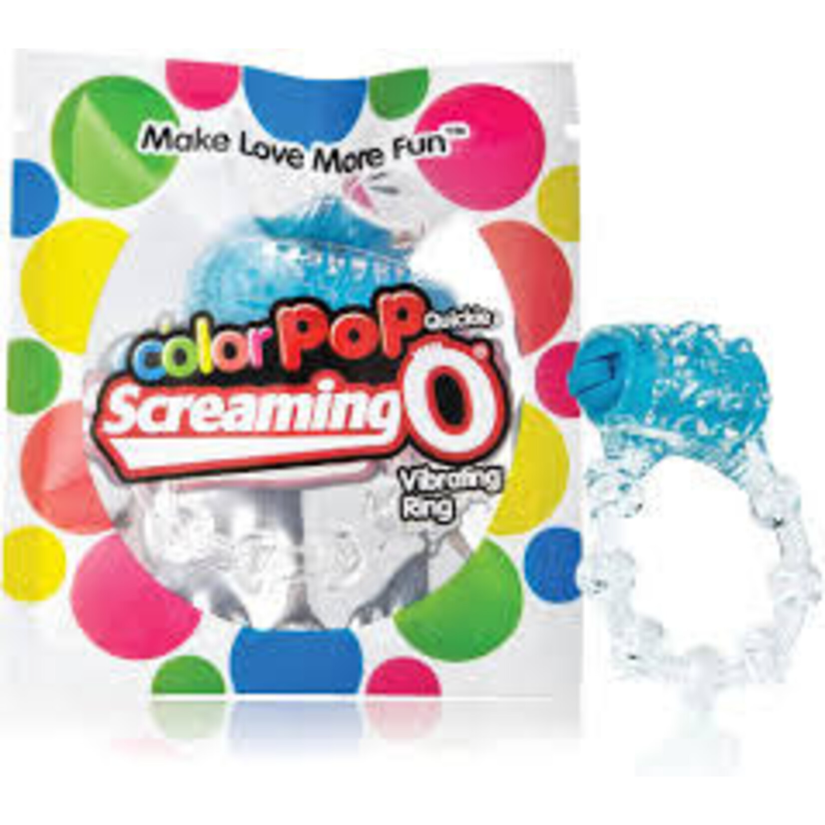 screaming o Screaming O Color Pop Quickie Vibrating Ring Blue