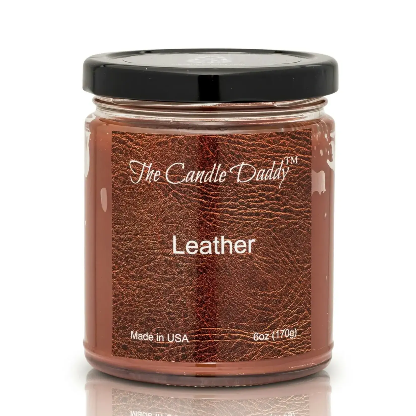 The Candle Daddy Candle Daddy 6 oz. Scented Candle Leather Scent