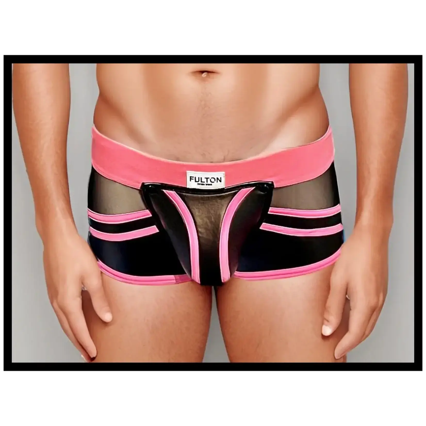 Fulton Fetish Wear FFW - Teaser Trunk - Pink