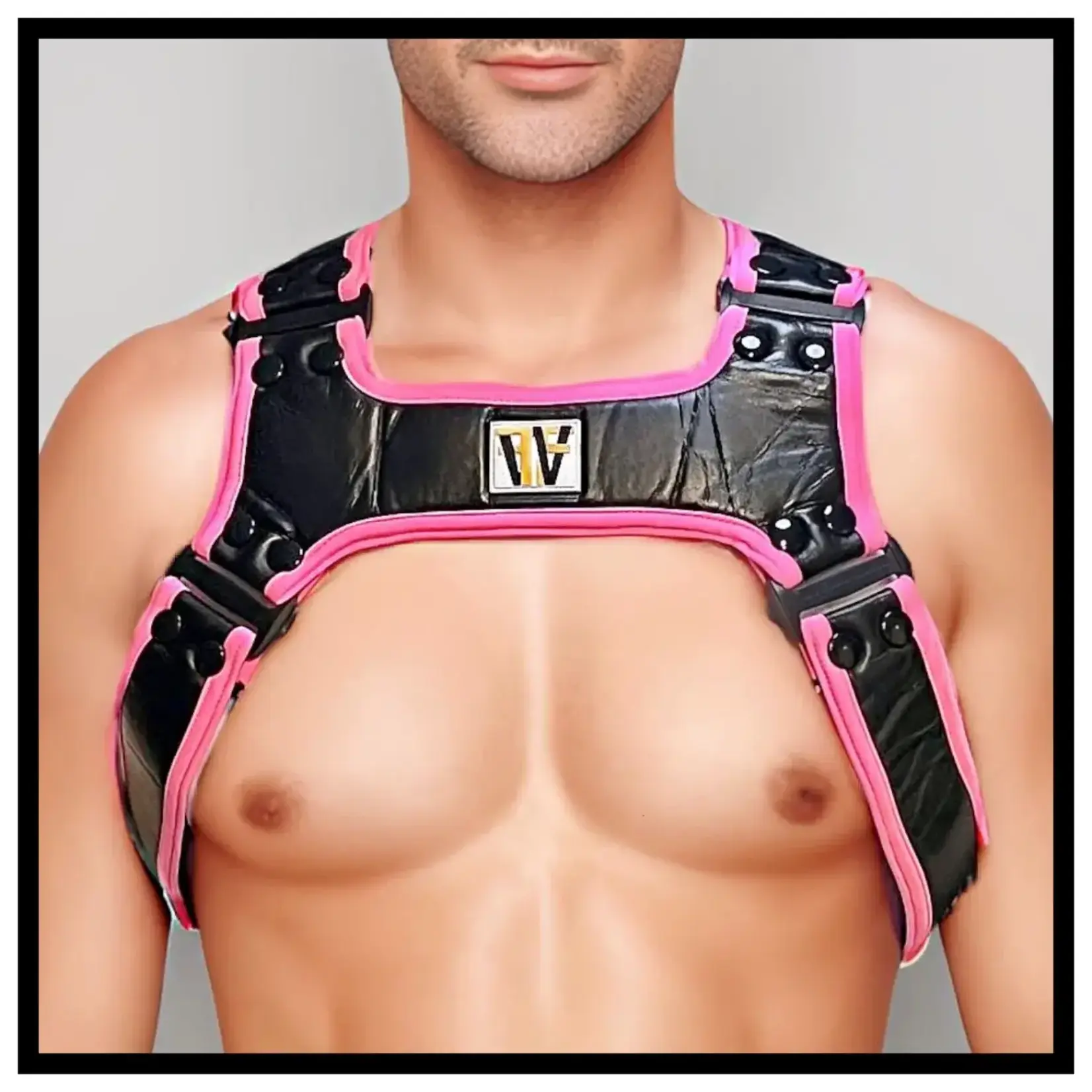 Fulton Fetish Wear FFW - Hero Harness - Pink