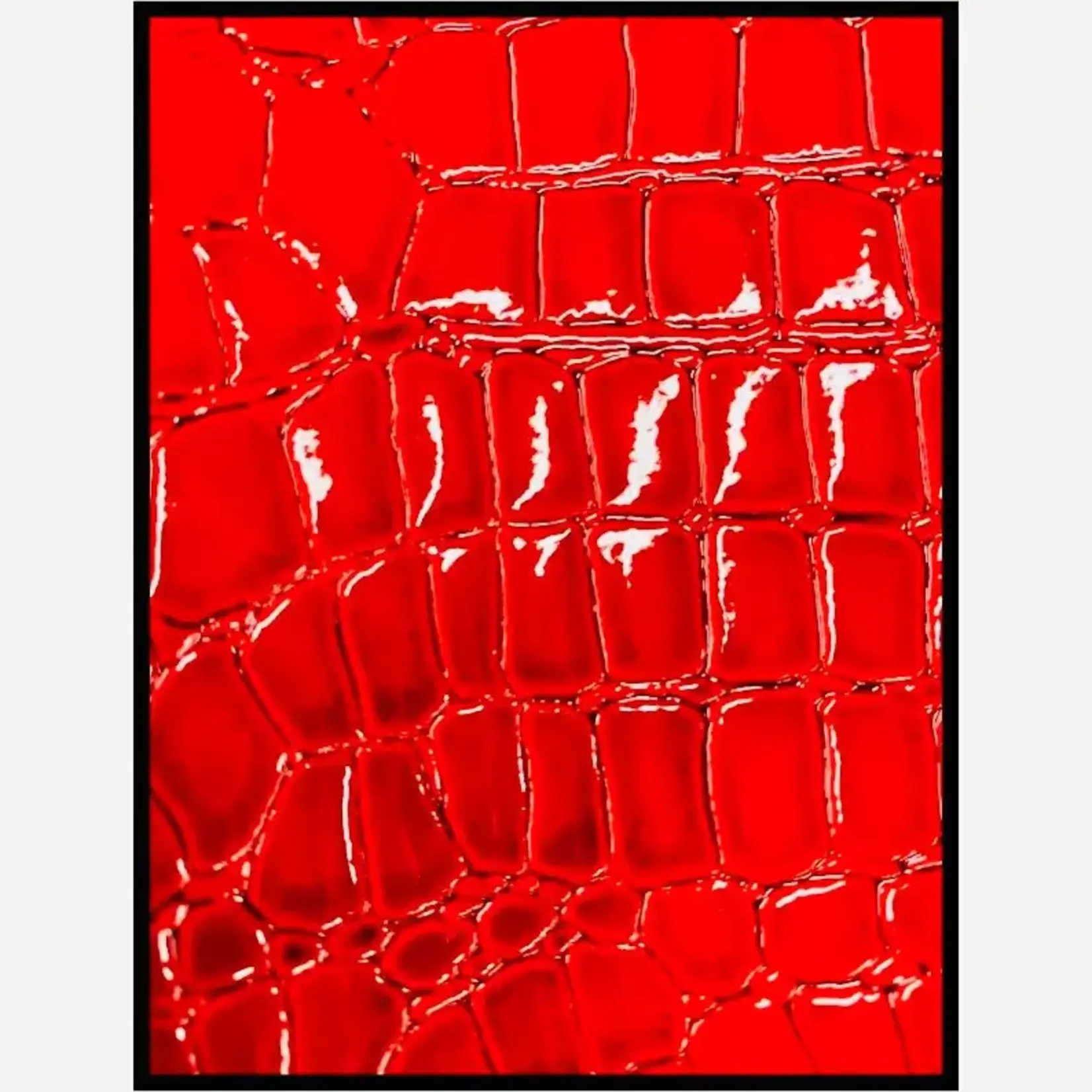 Folton Fetish Wear FFW - Inferno Mens Crocodile Embossed Bulldog Chest Harness