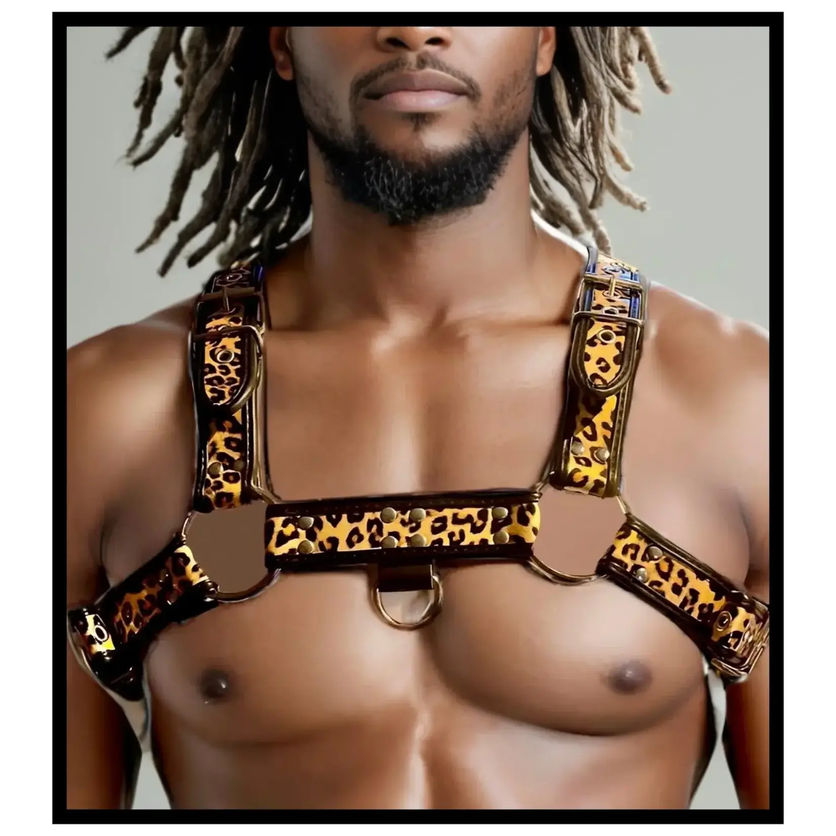 Folton Fetish Wear FFW - The Wild One Bulldog Chest Harness