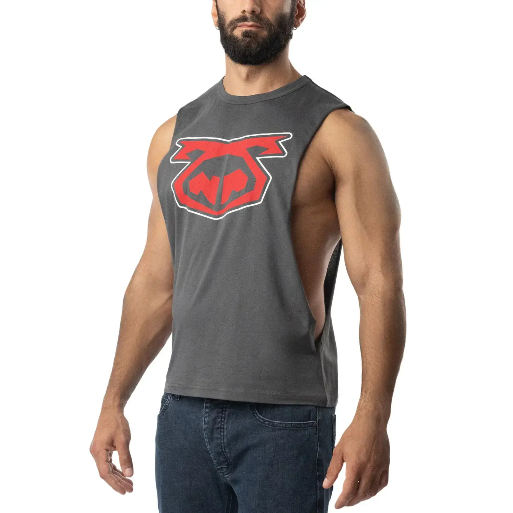 Nasty Pig Nasty Pig - Brandmark Shredder 3.0 - Charcoal Grey/Red