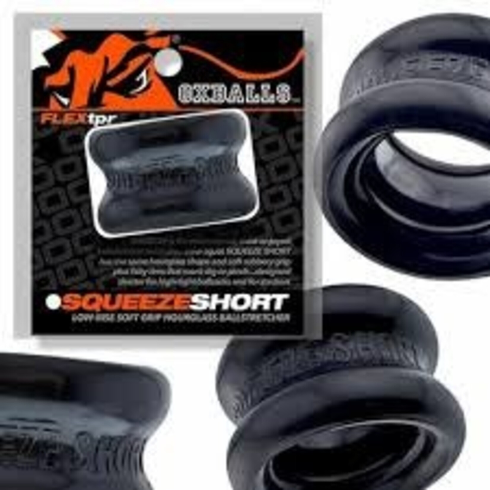 OxBalls Oxballs Squeeze Short Ball Stretcher Black