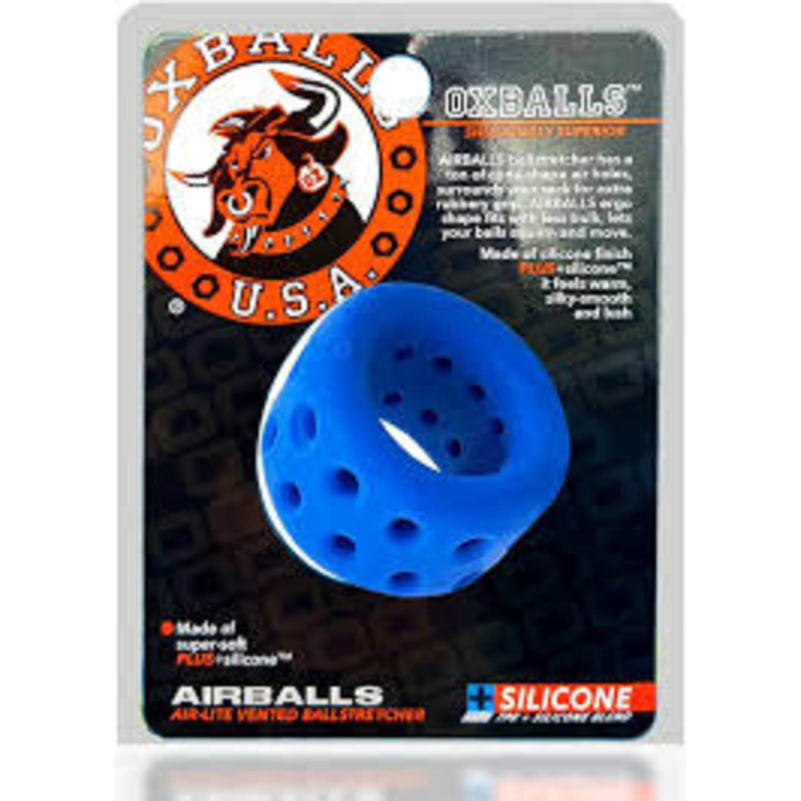 OxBalls Oxballs Airballs Ball Stretcher Blue
