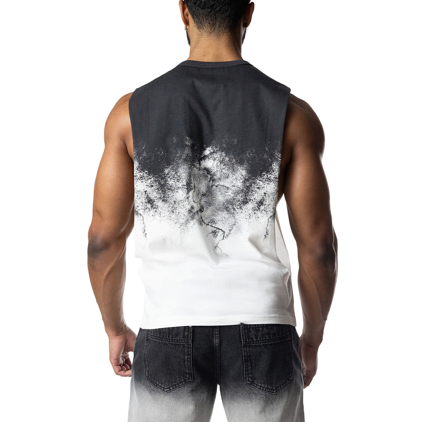 Nasty Pig Nasty Pig Oxidize Brandmark Shredder Tank Top- Black/White