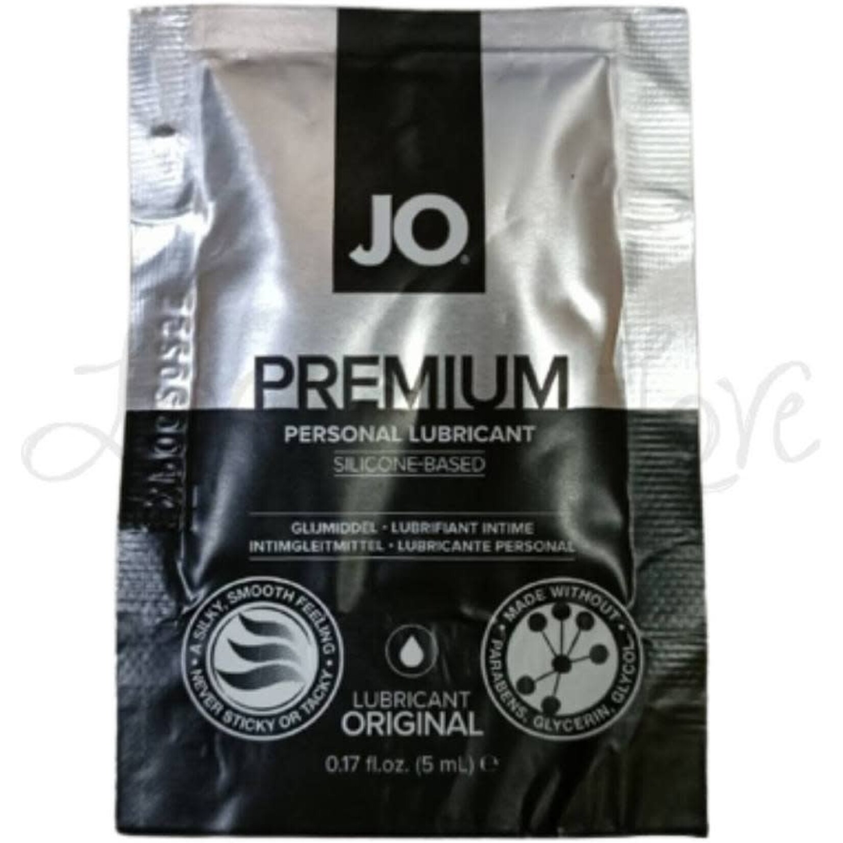 JO JO PREMIUM Silicone Lubricant Sample 0.17 fl oz
