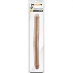 Dr. Skin Dr. Skin 14in. Posable Double Dong- Beige