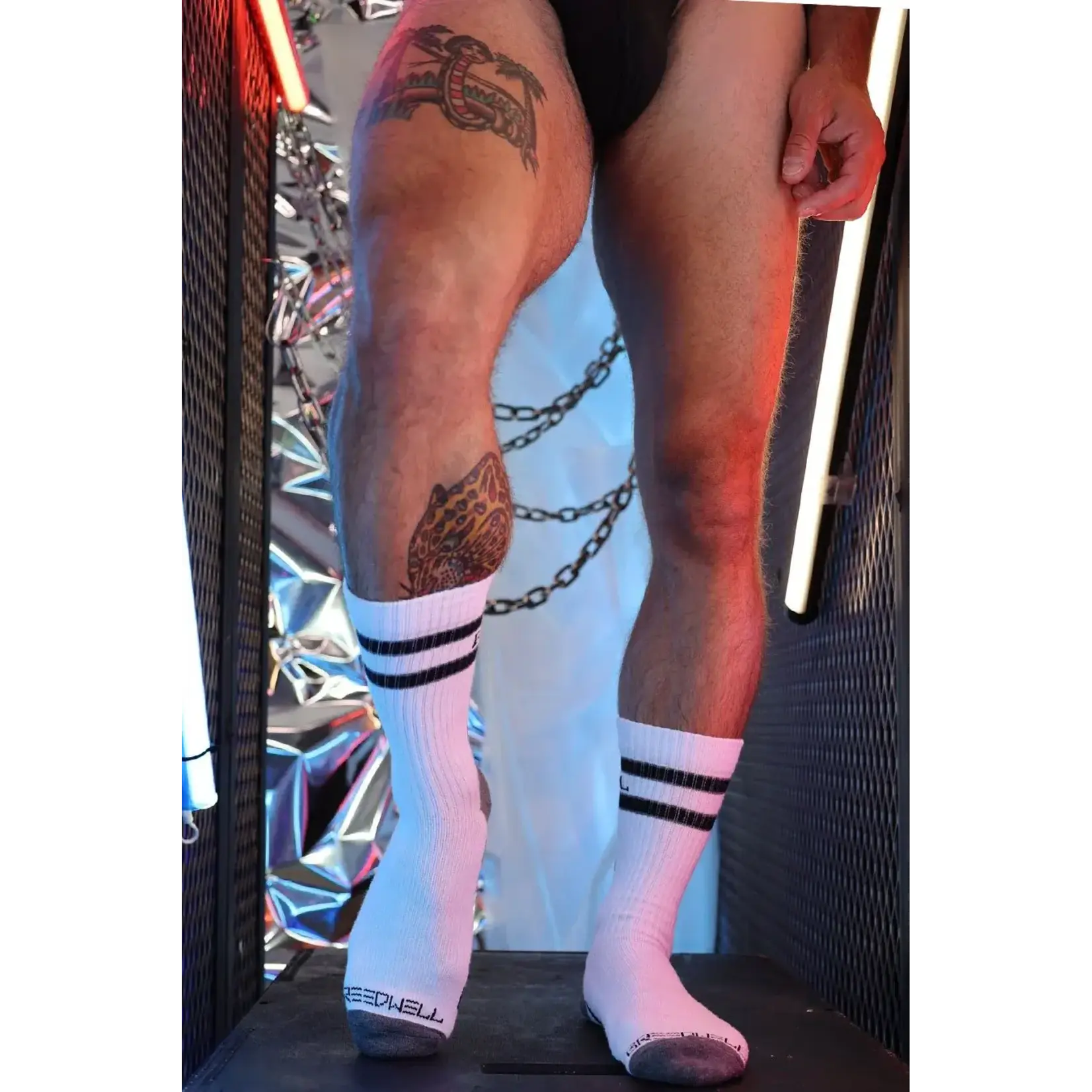 BreedWell Breedwell - Gymnetixxx Crew Socks - White