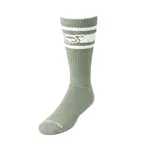 Nasty Pig Nasty Pig- Hook’d Up Sport Sock- Sage Green/White