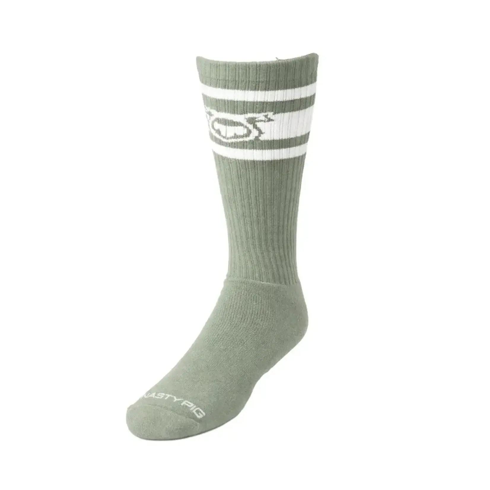 Nasty Pig Nasty Pig- Hook’d Up Sport Sock- Sage Green/White