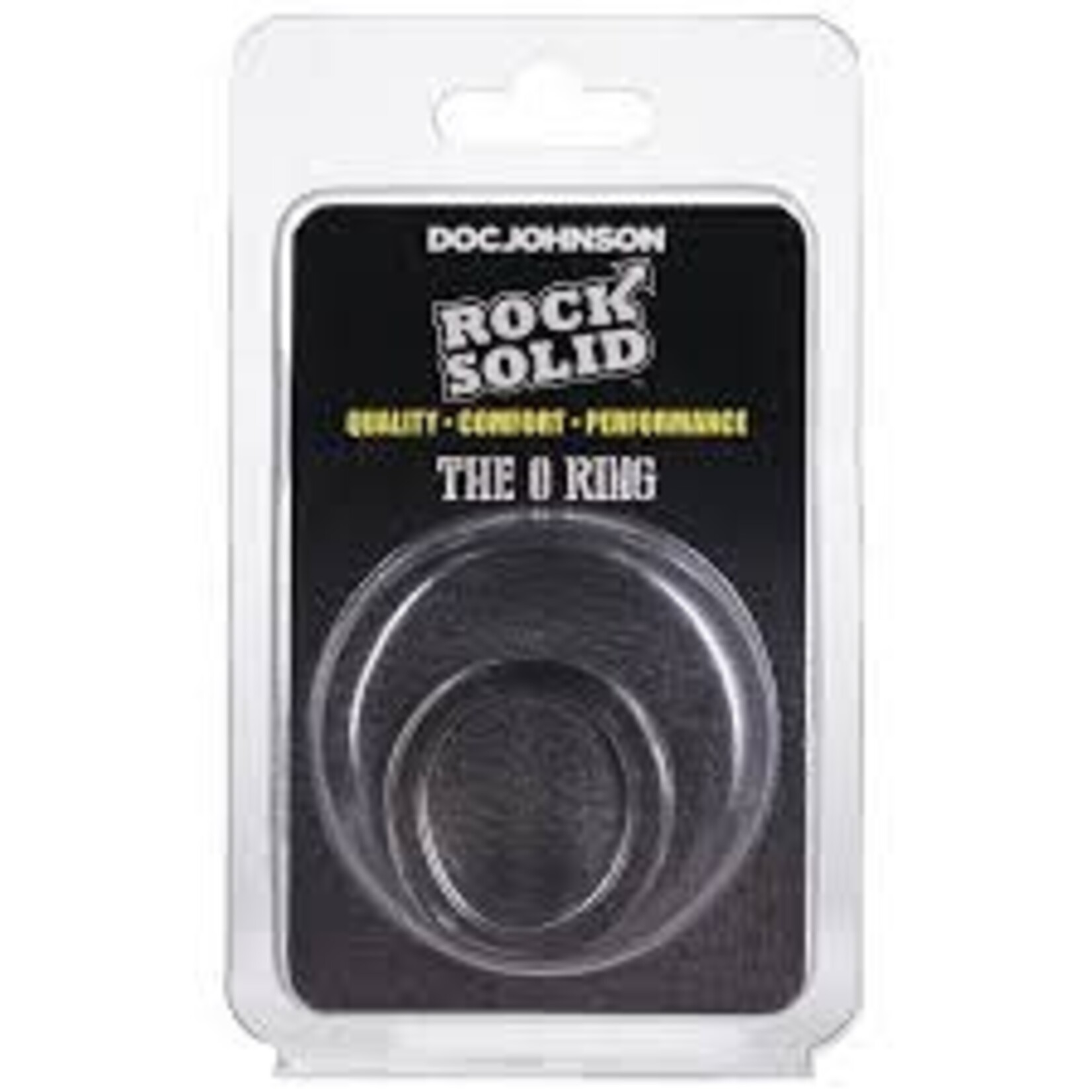 Doc Johnson Doc Johnson Rock Solid The O Ring Cockring Clear