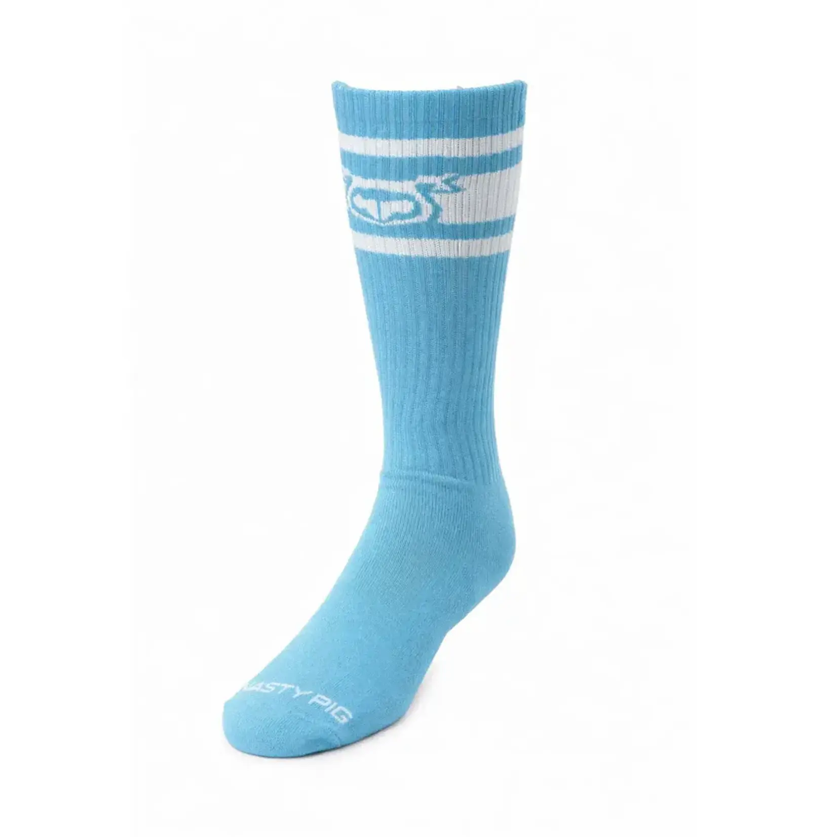 Nasty Pig Nasty Pig - Hook’d Up Sports Sock-  Light Teal/White OSFA