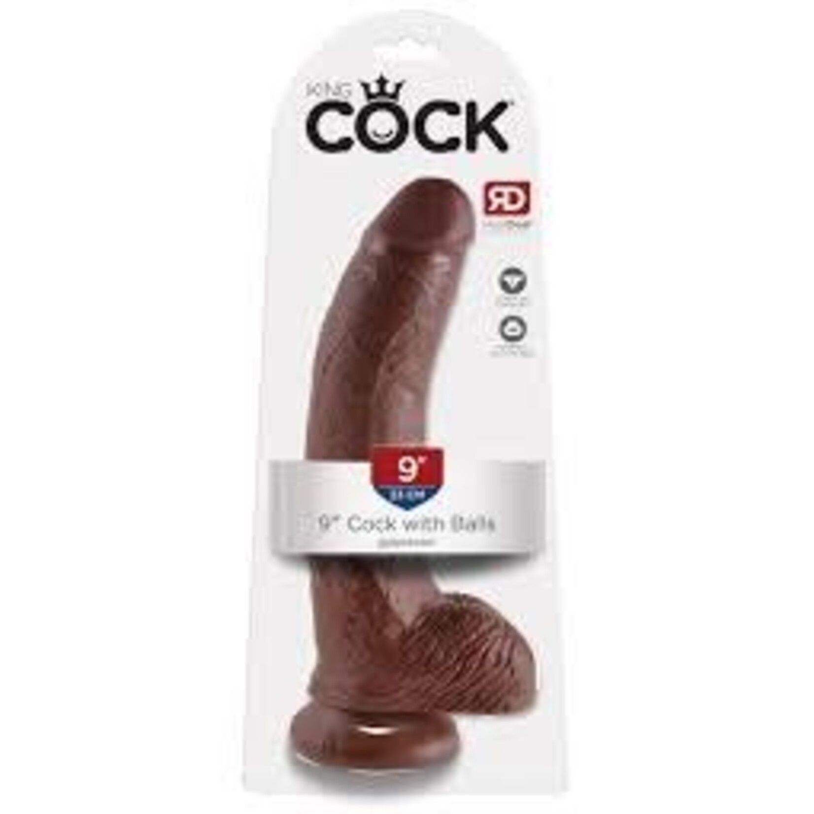 King Cock King Cock 9" Cock With Balls