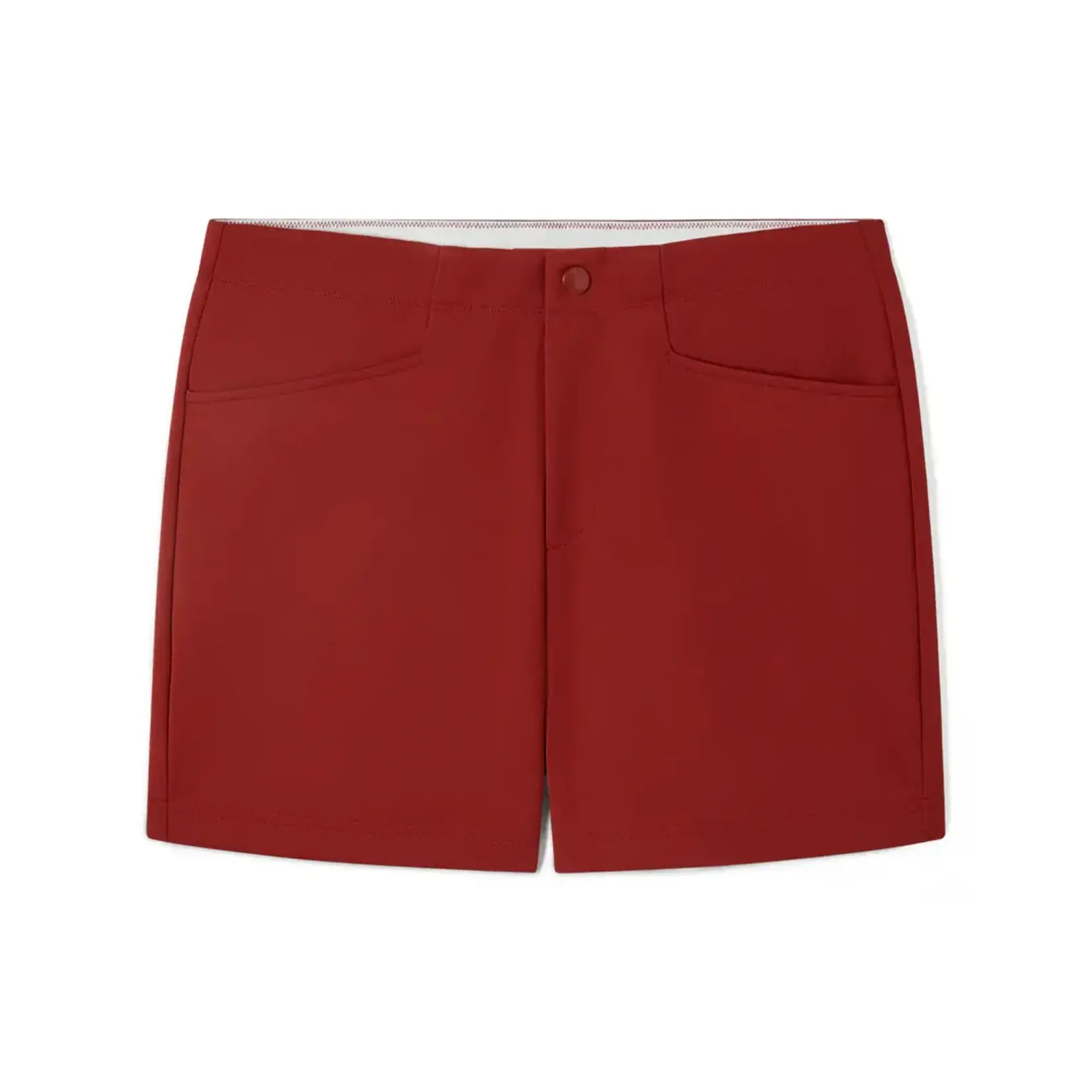 Bike Athletic BIKE Athletic Coaches Short 5” Inseam- Red