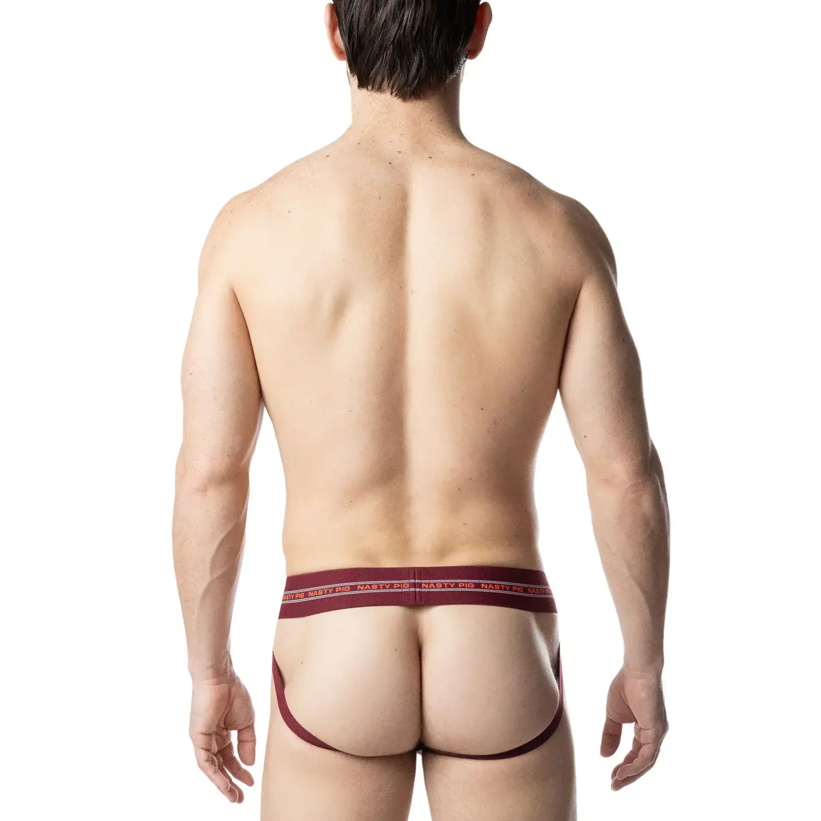 Nasty Pig Nasty Pig - Core Jock Strap 3.0- Burgundy/Vibrant Orange/White