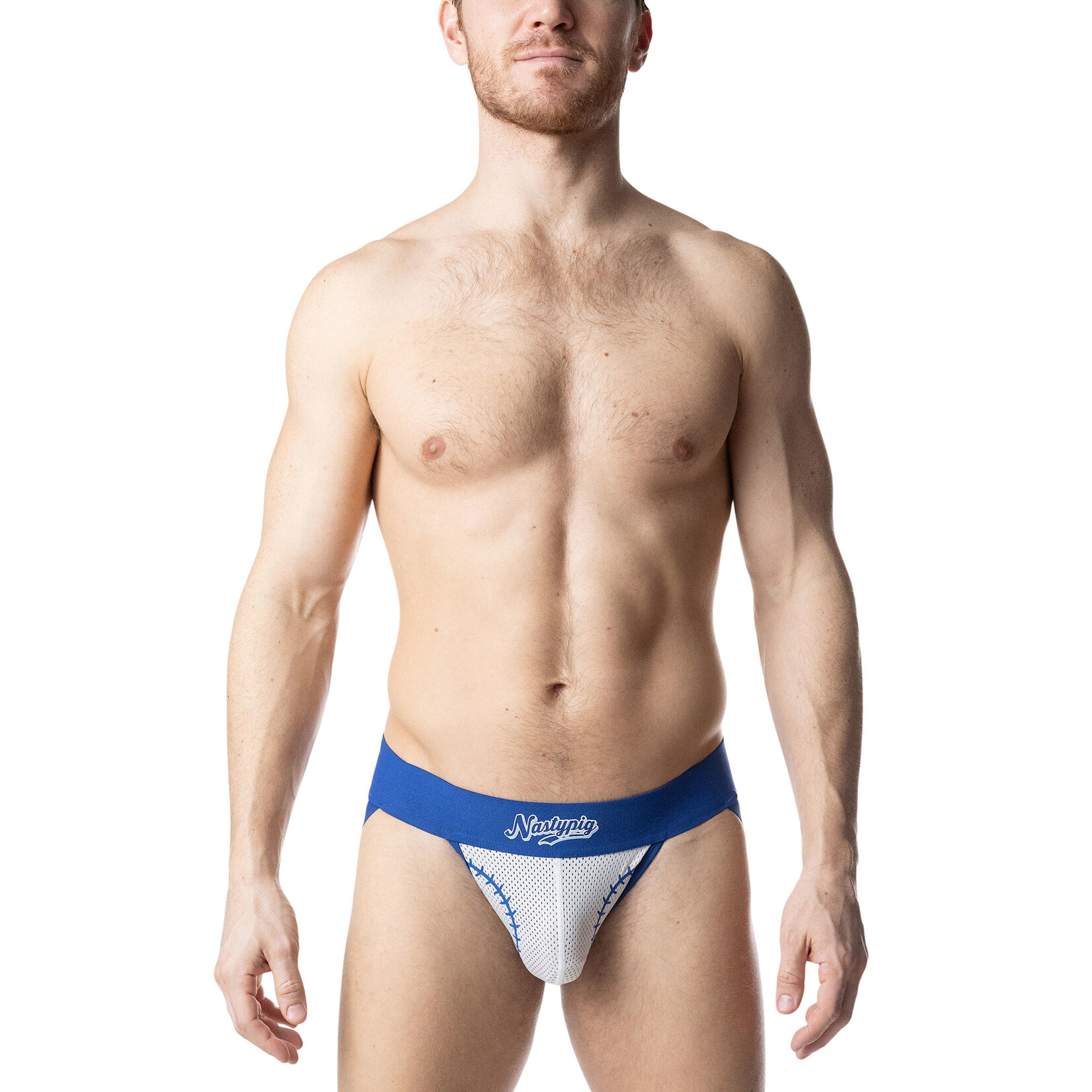 Nasty Pig Nasty Pig - Third Base Jock Strap- Quartz Blue/White