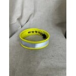 P&C Creations- Construction Series Leather Armband- Fluorescent Yellow