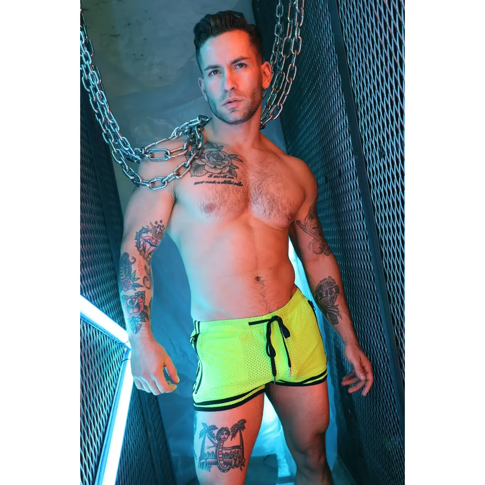 BreedWell BreedWell - Remix Circuit Shorts 2.0 - Neon Green