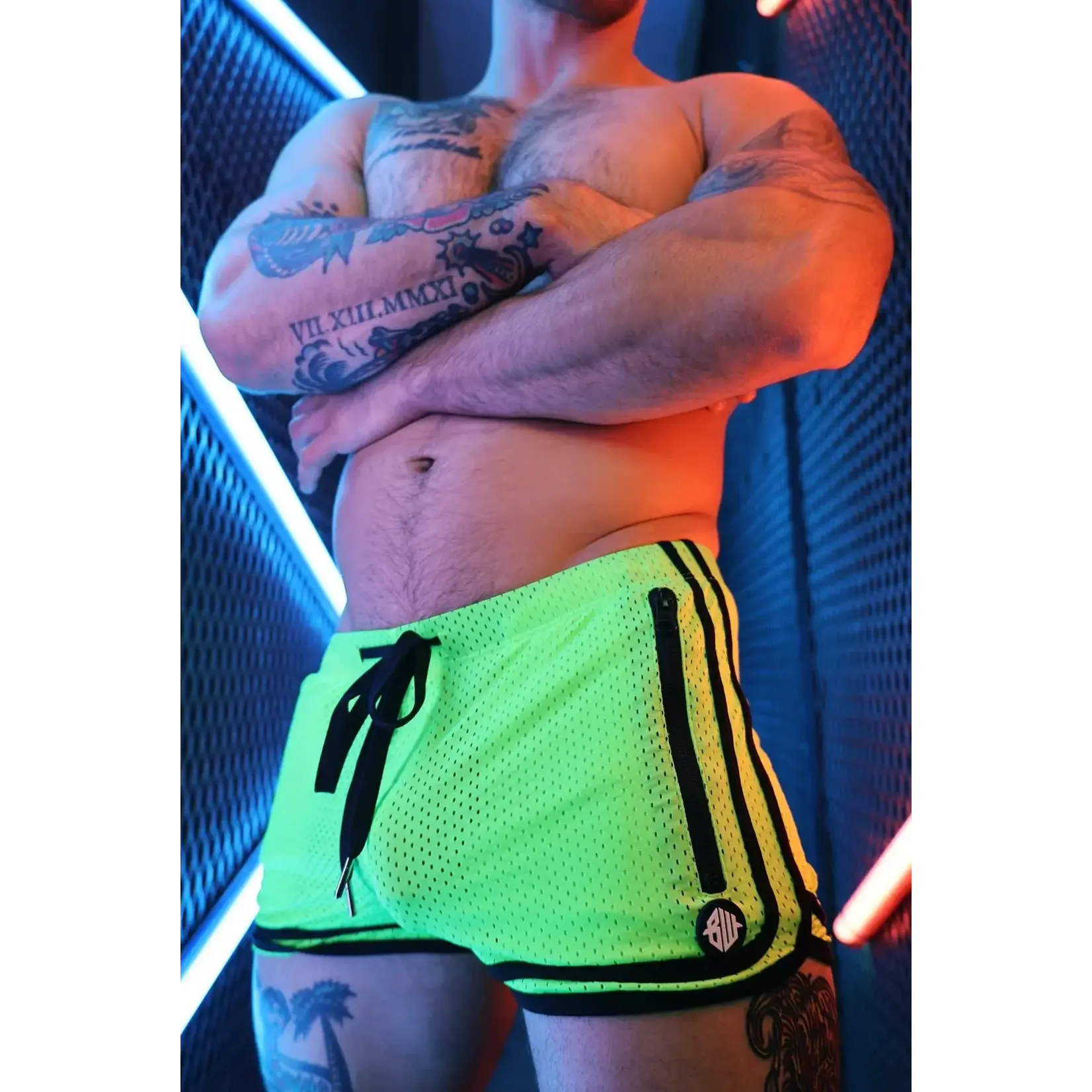 BreedWell BreedWell - Remix Circuit Shorts 2.0 - Neon Green