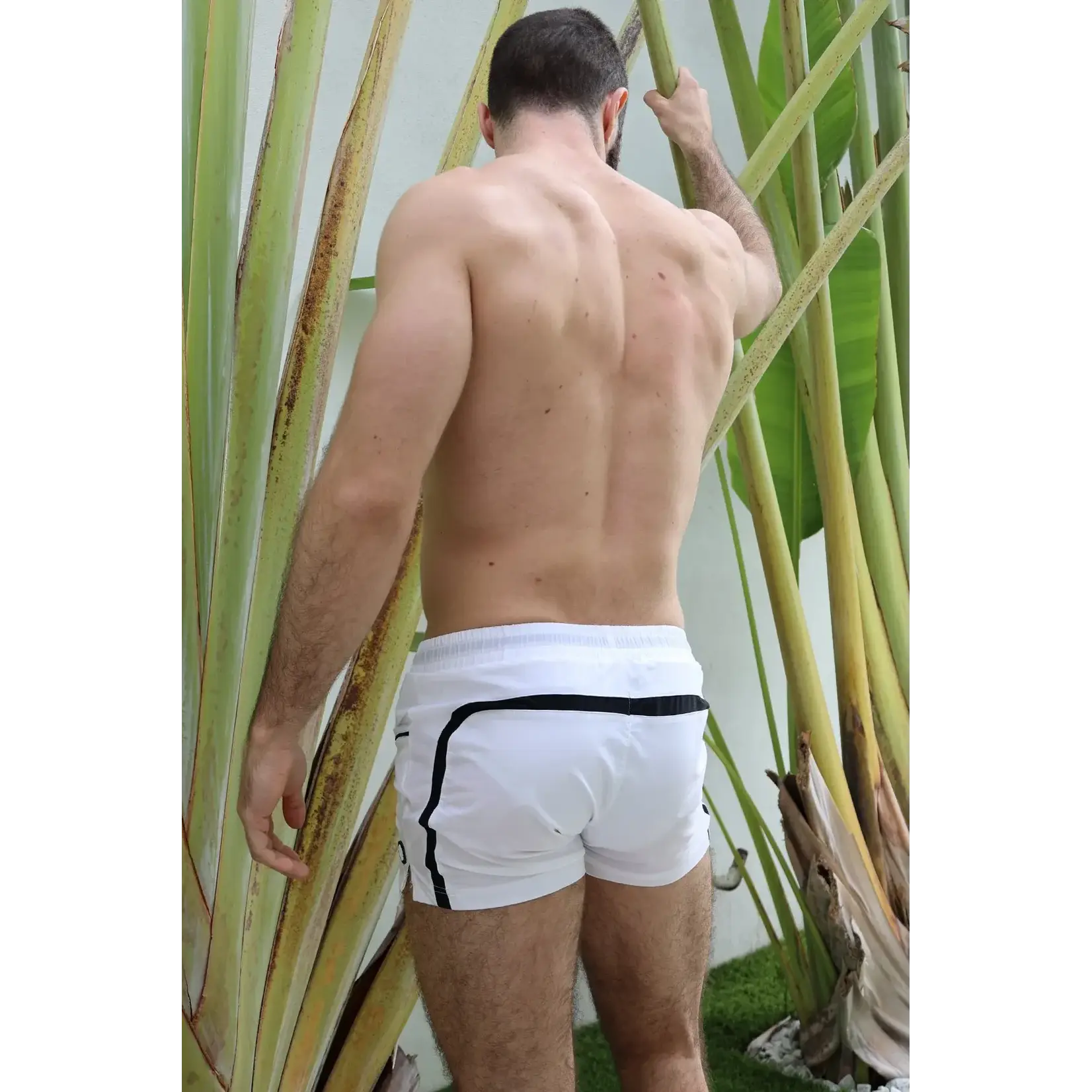 BreedWell BreedWell - Cruisin' Club Swim Trunk - White