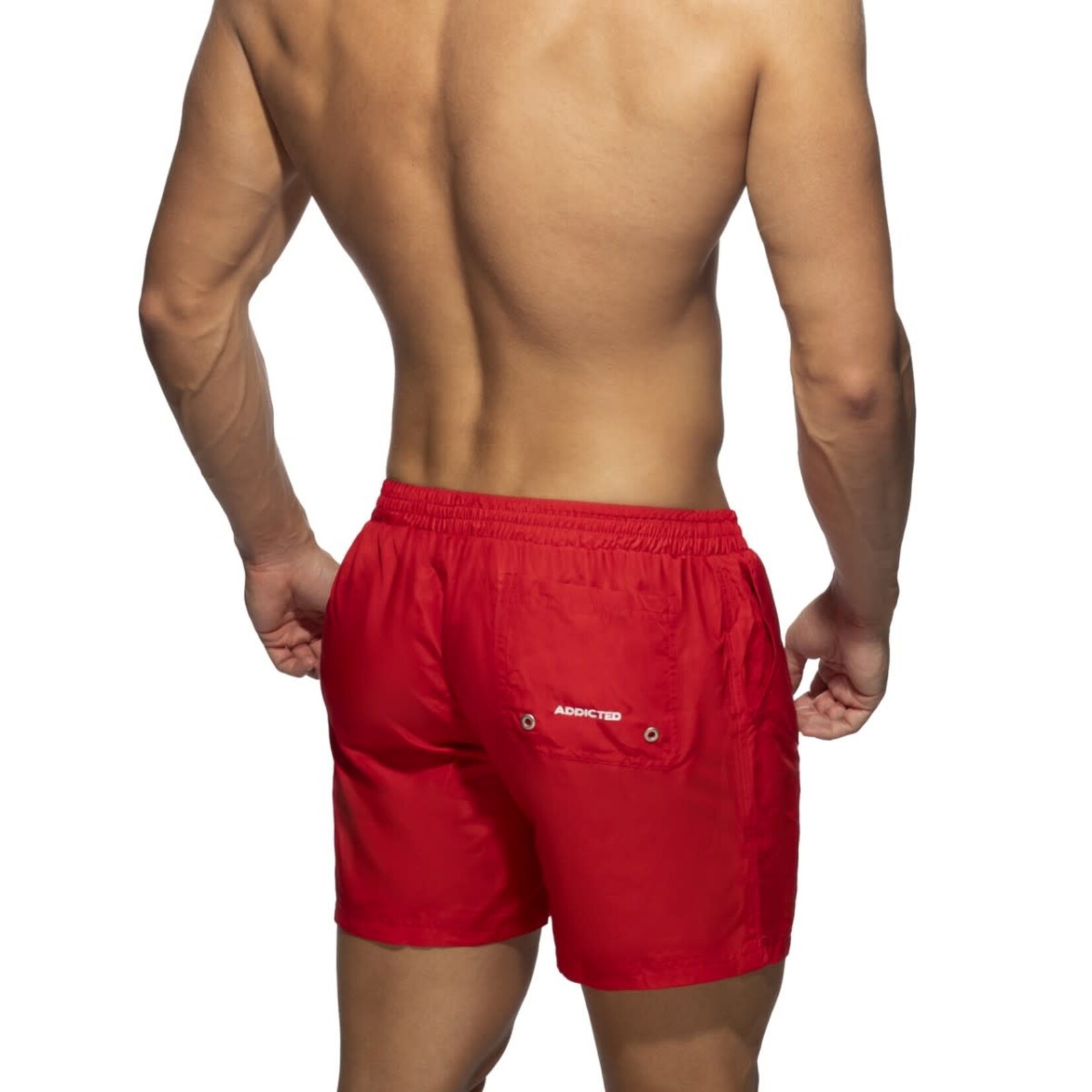 Addicted ADDICTED - Basic Swim Long Short - Red